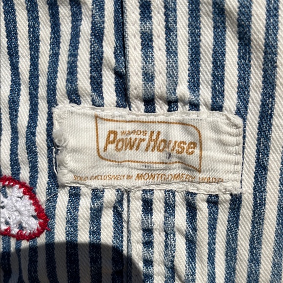 Striped Overalls with Embroidered Patches - Picture 6 of 11